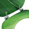 vidaXL - Toiletbril - met - deksel - waterdruppel - MDF - groen
