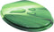 vidaXL - Toiletbril - met - deksel - waterdruppel - MDF - groen