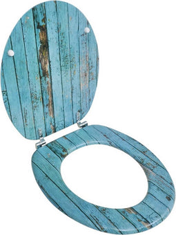 vidaXL - Toiletbril - met - MDF - houten - ontwerp