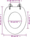 vidaXL - Toiletbril - met - soft-close - deksel - dolfijn - MDF