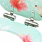 vidaXL - Toiletbril - met - soft-close - deksel - flamingo - MDF