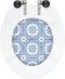 vidaXL - Toiletbril - met - soft-close - deksel - porselein - MDF