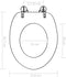 vidaXL - Toiletbril - met - soft-close - deksel - stenen - MDF