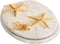 vidaXL - Toiletbril - met - soft-close - deksel - zeester - MDF