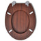vidaXL - Toiletbril - simpel - ontwerp - MDF - bruin