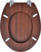 vidaXL - Toiletbril - simpel - ontwerp - MDF - bruin