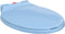vidaXL - Toiletbril - soft-close - en - quick-release - ovaal - blauw