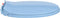 vidaXL - Toiletbril - soft-close - en - quick-release - ovaal - blauw