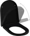 vidaXL - Toiletbril - soft-close - met - quick-release - ontwerp - zwart