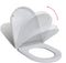 vidaXL - Toiletbril - soft-close - met - quick-release - ontwerp - vierkant - wit