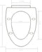 vidaXL - Toiletbril - soft-close - met - quick-release - ontwerp - zwart