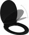 vidaXL - Toiletbril - soft-close - met - quick-release - ontwerp - zwart