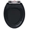 vidaXL - Toiletbril - soft-close - met - quick-release - ontwerp - zwart