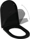 vidaXL - Toiletbril - soft-close - met - quick-release - ontwerp - zwart