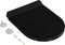 vidaXL - Toiletbril - soft-close - met - quick-release - ontwerp - zwart