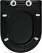 vidaXL - Toiletbril - soft-close - met - quick-release - ontwerp - zwart