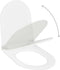 vidaXL - Toiletbril - soft-close - met - quick-release - ontwerp - wit