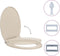 vidaXL - Toiletbril - soft-close - ovaal - abrikooskleurig