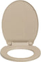 vidaXL - Toiletbril - soft-close - ovaal - beige