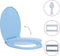 vidaXL - Toiletbril - soft-close - ovaal - blauw