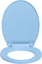 vidaXL - Toiletbril - soft-close - ovaal - blauw