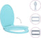 vidaXL - Toiletbril - soft-close - ovaal - groen