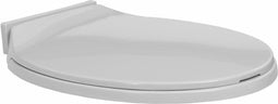 vidaXL - Toiletbril - soft-close - ovaal - lichtgrijs