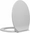 vidaXL - Toiletbril - soft-close - ovaal - lichtgrijs