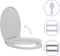 vidaXL - Toiletbril - soft-close - ovaal - lichtgrijs