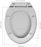 vidaXL - Toiletbril - soft-close - ovaal - lichtgrijs