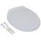 vidaXL - Toiletbril - soft-close - ovaal - wit