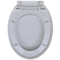 vidaXL - Toiletbril - soft-close - ovaal - wit