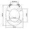 vidaXL - Toiletbril - soft-close - simpel - ontwerp - MDF - bruin