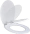 vidaXL - Toiletbril - soft-close - simpel - ontwerp - MDF - wit