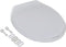 vidaXL - Toiletbril - soft-close - vierkant - wit