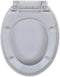 vidaXL - Toiletbril - soft-close - vierkant - wit