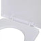 vidaXL - Toiletbril - soft-close - vierkant - wit