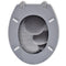 vidaXL - Toiletbril - stenen - MDF