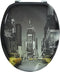 vidaXL - Toiletbril - van - MDF - met - New - York - dessin