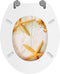 vidaXL - Toiletbril - zeester - MDF