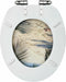 vidaXL - Toiletbrillen - met - soft-close - deksel - 2 - st - strand - MDF