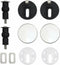 vidaXL - Toiletbrillen - met - soft-close - deksel - 2 - st - waterdruppel - MDF - groen
