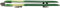 vidaXL - Toiletbrillen - met - soft-close - deksel - 2 - st - waterdruppel - MDF - groen