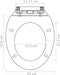 vidaXL - Toiletbrillen - met - soft-close - deksels - 2 - st - kunststof - wit