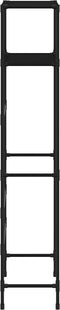 vidaXL - Toiletrek - 2-laags - 53,5x28x143 - cm - ijzer - grijs