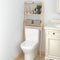 vidaXL - Toiletrek - 63,5x32x179 - cm - massief - grenenhout