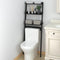 vidaXL - Toiletrek - 63,5x32x179 - cm - massief - grenenhout - wit