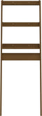 vidaXL - Toiletrek - 63,5x32x179 - cm - massief - grenenhout - wit