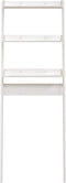 vidaXL - Toiletrek - 63,5x32x179 - cm - massief - grenenhout - wit