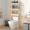 vidaXL - Toiletrek - 63x26x171 - cm - massief - grenenhout